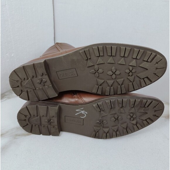 Guess Men Gmdaming Brown Faux Vegan Leather Side Zip Chukka Ankle Boots, Sz 9.5 main image 8